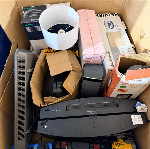 B&Q customer returns pallet – electrical items and tools, spares or repair