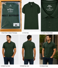 Built Different Forest Green Polo Shirt – 3XL