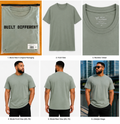 Built Different Sage Crew-Neck T-Shirt – 2XL