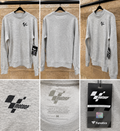 MotoGP Fanatics grey crew-neck sweatshirt, size M, front, back and label details
