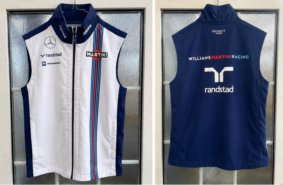 Williams Martini Racing Hackett Gilet – White & Navy – Ladies’ 14