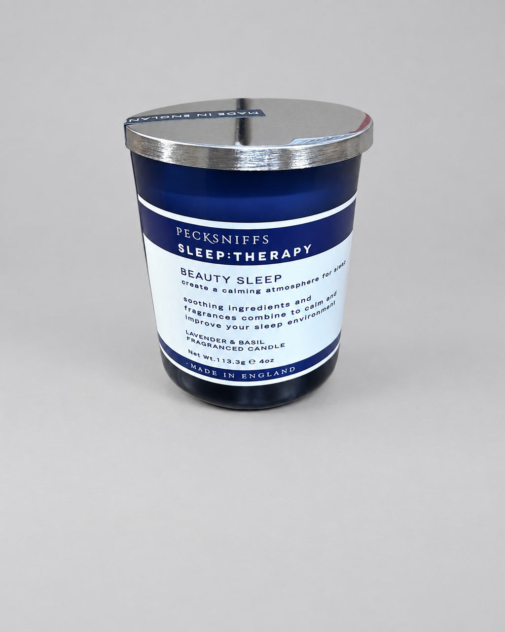 Pecksniff's Sleep:Therapy Beauty Sleep candle 113g – studio photo