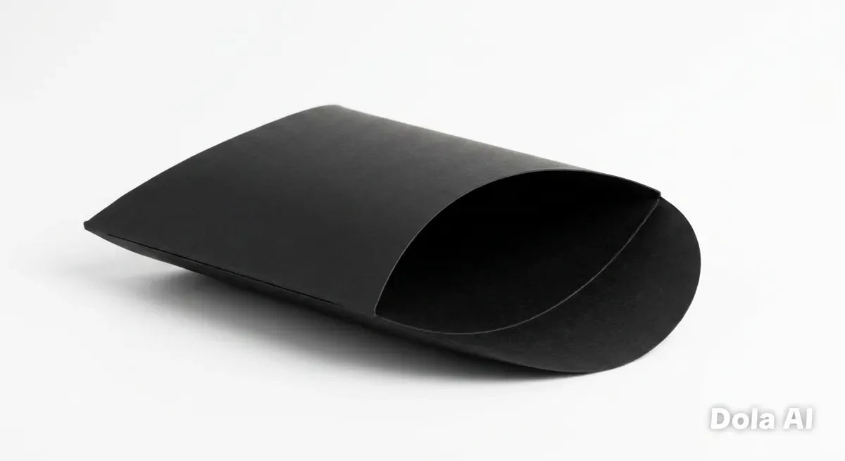 APL Packaging Black Pillow Boxes – 85 × 85 × 30mm – Pack of 200