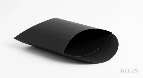 APL Packaging Black Pillow Boxes – 85 × 85 × 30mm – Pack of 200